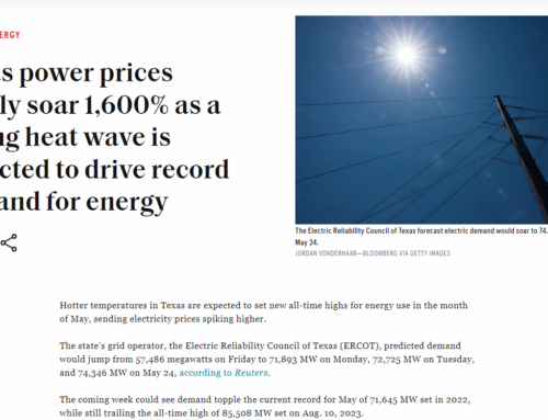 Texas power prices briefly soar 1,600% as spring heat wave is expected to drive record demand (Fortune.com)